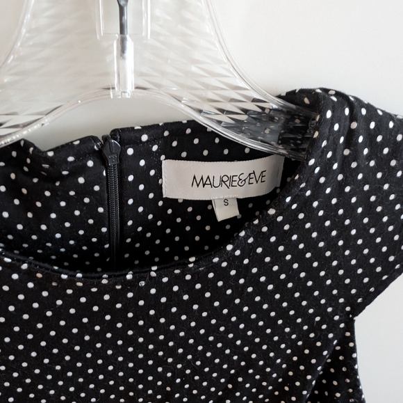 Maurie & Eve polka dot peplum dress - Picture 2 of 6